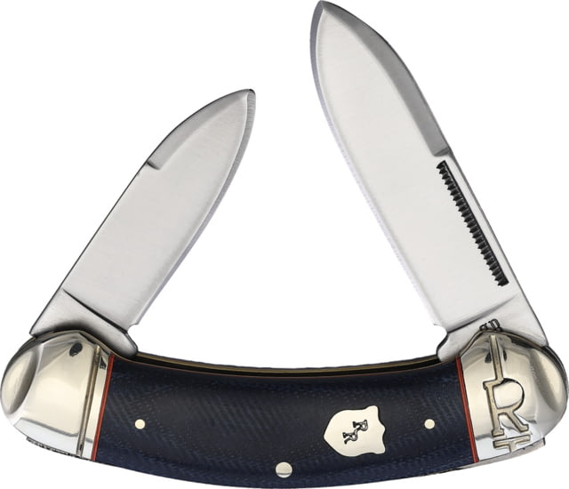 Rough Ryder Canoe Denim Micarta Folding Knife Denim micarta KB294