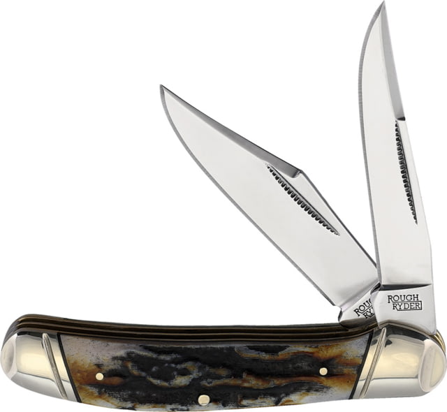 Rough Ryder Copperhead Cinnamon Folding Knife Cinnamon stag bone - Rough Rider
