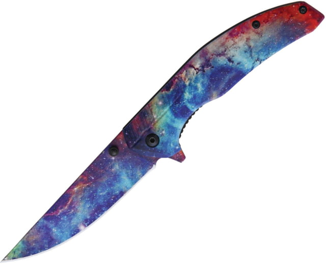 Rough Rider Galaxy Void Linerlock Galaxy Series Folding Knife 3.5" stainless blade Stainless handle T1904C10-09 EM2098 VOID - Rough Rider Knives