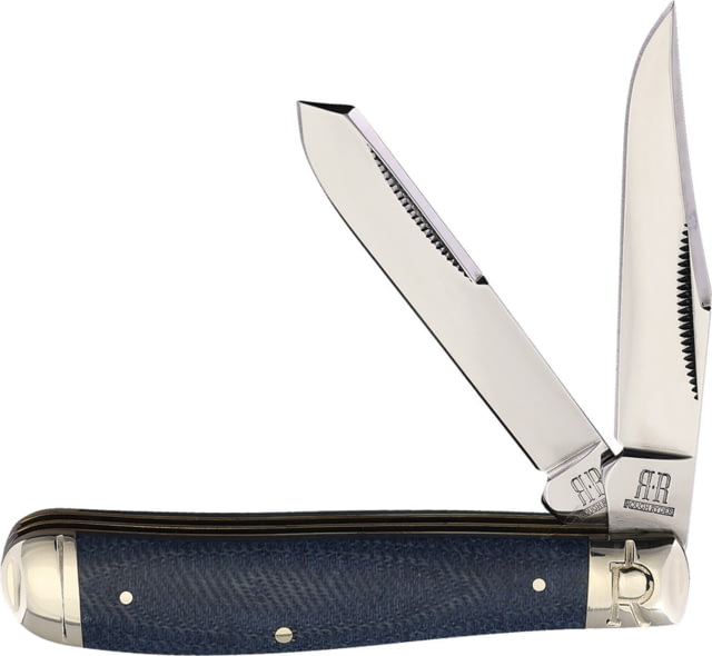 Rough Ryder Light Denim MiniTrapper T10 Knife  KB205R - Rough Ryder