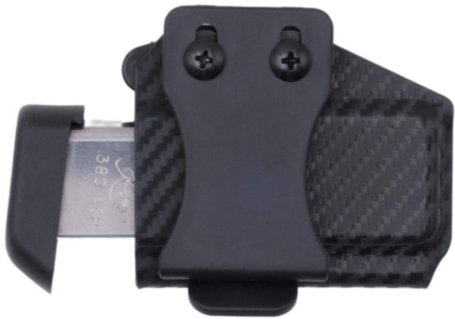 Rounded 380 Single Stack Horizontal Magazine Holster Carbon Fiber - Rounded