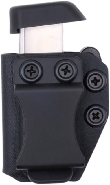 Rounded 380 Single Stack IWB/OWB Magazine Holster Black - Rounded