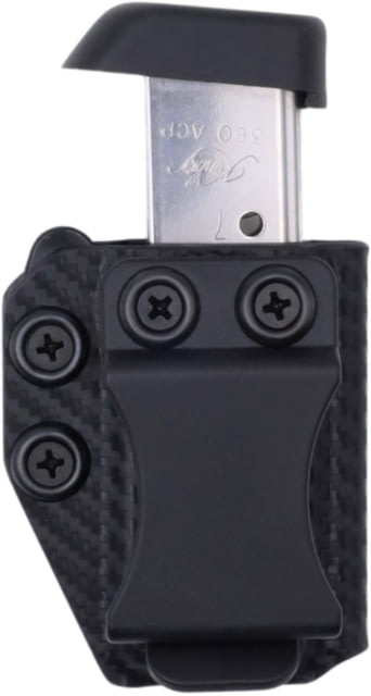 Rounded 380 Single Stack IWB/OWB Magazine Holster Carbon Fiber - Rounded