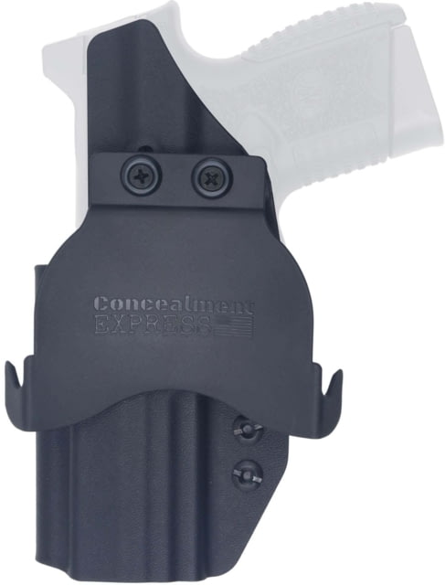 Rounded by Concealment Express OWB Paddle Holster FN 509 CC Edge Right Hand Black - Rounded