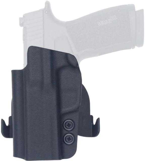 Rounded by Concealment Express OWB Paddle Kydex Holster SIG Sauer P365 X-Macro Left Hand Black SSR-P365X-BK-LH-OWDL - Rounded