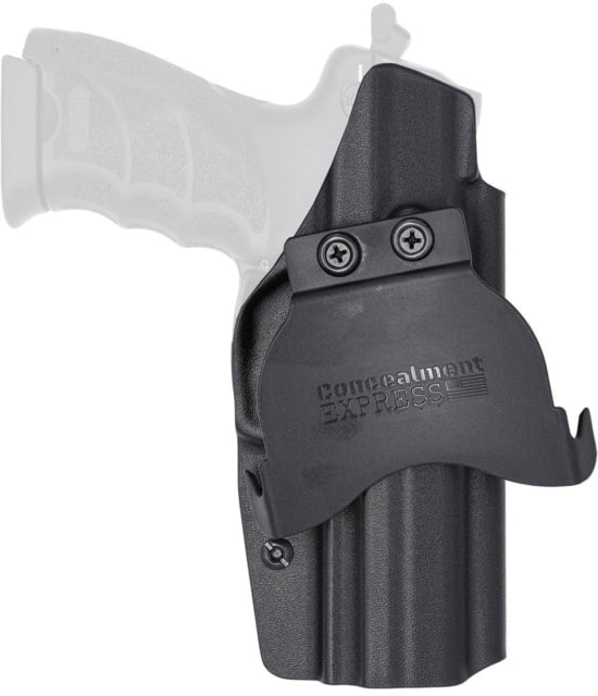 Rounded OWB Paddle Holster H&K VP9 Left Hand Black - Rounded