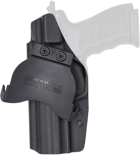 Rounded OWB Paddle Holster H&K VP9 Right Hand Black - Rounded