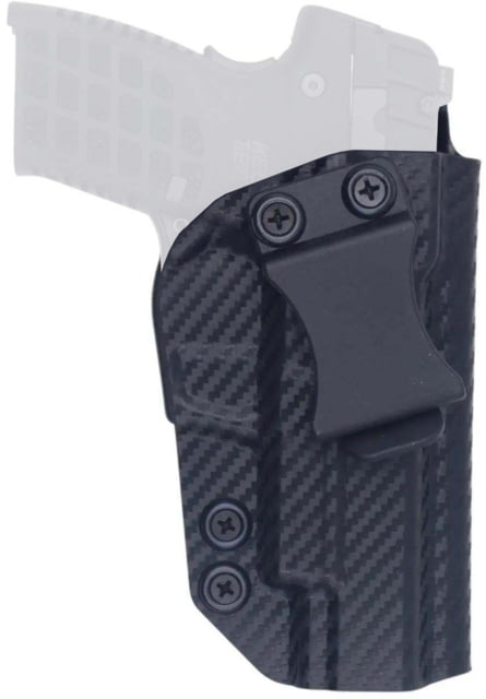 Rounded IWB Kydex Holster for Kel-Tec P15 Right Hand Carbon Fiber Black - Rounded