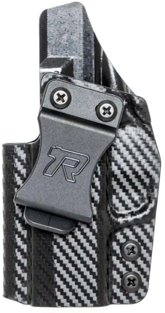 Rounded IWB Kydex Holster for Kel-Tec PR57 Left Hand Carbon Fiber Black - Rounded