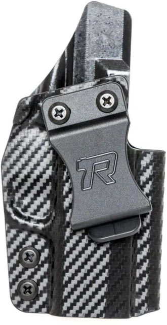 Rounded IWB Kydex Holster for Kel-Tec PR57 Right Hand Carbon Fiber Black - Rounded