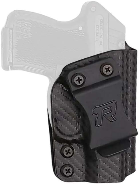 Rounded IWB Kydex Holster for Kel-Tec P32 Left Hand Carbon Fiber Black - Rounded