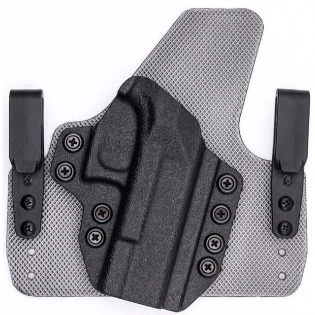 Rounded KYDEX Padded Hybrid Holster Springfield Armory Hellcat Right Hand Black - Rounded
