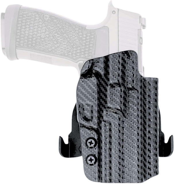 Rounded OWB Kydex Holster for Sig Sauer P365 AXG Legion Right Hand Carbon Fiber Black SSR-P365AX-CF-RH-OWBPDL - Rounded