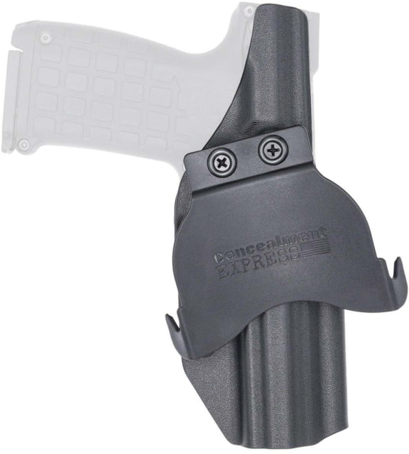 Rounded OWB Paddle Holster Kel-Tec PMR30 Left Hand Black - Rounded