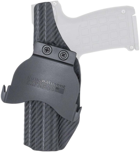 Rounded OWB Paddle Holster Kel-Tec PMR30 Right Hand Carbon Fiber - Rounded