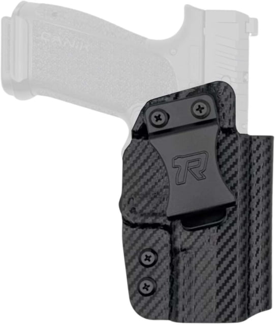 Rounded Kydex IWB Holster Canik METE MC9 Prime Right Hand Carbon - Rounded