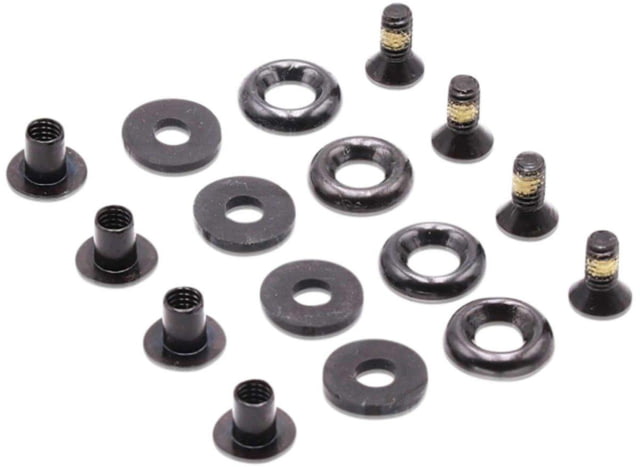 Rounded Spare Hardware OWB Belt Loop Holster Kit Black - Rounded