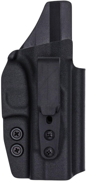 Rounded Springfield Armory Hellcat AMBI Tuckable IWB KYDEX Holster Black - Rounded