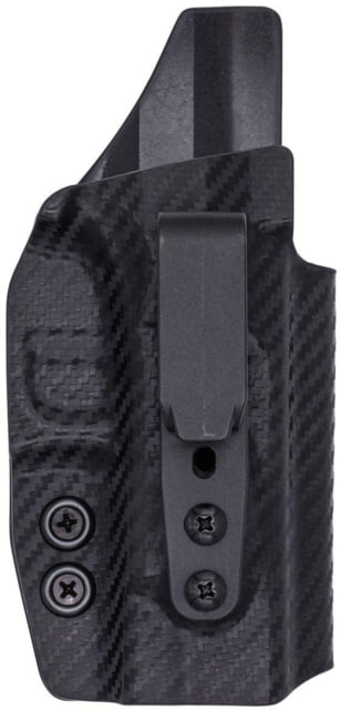 Rounded Springfield Armory Hellcat AMBI Tuckable IWB KYDEX Holster Carbon Fiber - Rounded