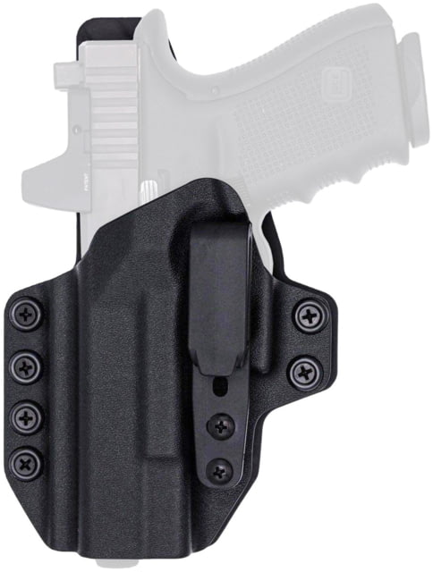 Rounded Springfield Armory Hellcat Left Hand Tuckable KYDEX Armaloy Hybrid Holster Black - Rounded