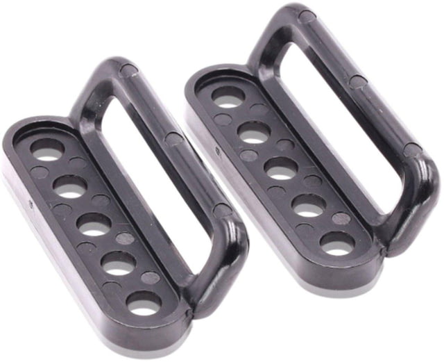 Rounded Tactical 1.75Inch Belt Loops for OWB Holster - Pair Black - Rounded