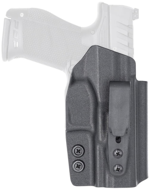 Rounded Tuckable IWB KYDEX Holster Walther PDP Ambidextrous Black - Rounded