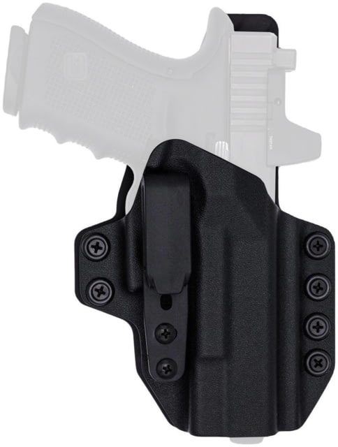 Rounded Tuckable KYDEX Armaloy Hybrid Holster Springfield Armory Hellcat Right Hand Black - Rounded