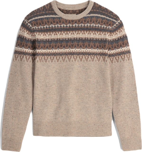 Royal Robbins Arch Rock Crew Long SLeeve - Men's Sandstone Mammoth Print Small