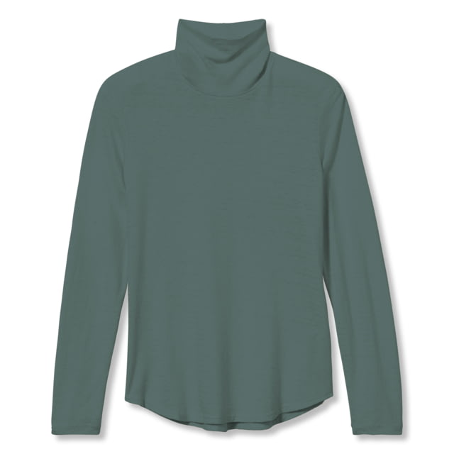 Royal Robbins Vacationer Turtleneck Long Sleeve Shirt - Womens Sea Pine Small