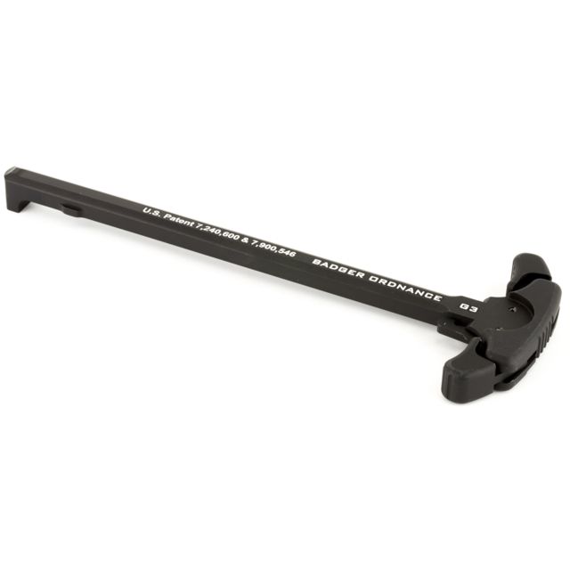 Badger Ordnance .308/7.62MM Generation 3 Ambidextrous Charging Handle Black - Badger Ordnance