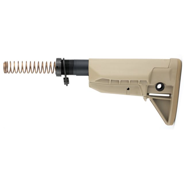 Bravo Company Mfg Gunfighter SOPMOD Receiver Extension Quick Detach End Plate Model 0 Stock Kit Flat Dark Earth
