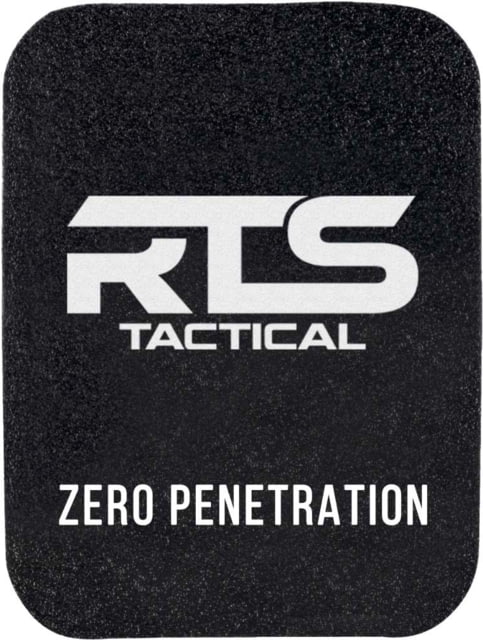 RTS Tactical Ceramic NIJ 0101.06 Level IV Rifle Protection Side Plate Insert Black 6 x 8 - Rts Tactical