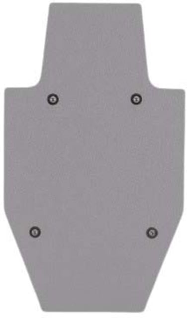 RTS Tactical Level III+ Rifle Special Threats Mini Shield Gray Medium - 14" X 24" - Rts Tactical