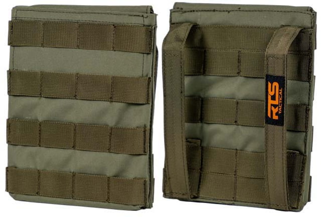 RTS Tactical Premium Side Plate Pouches OD Green Ceramic Plate 1.1" - Rts Tactical