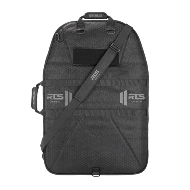 RTS Tactical Active Shooter SWAT Ballistic Shield Carrier System Black 24x36 inch - Rts Tactical