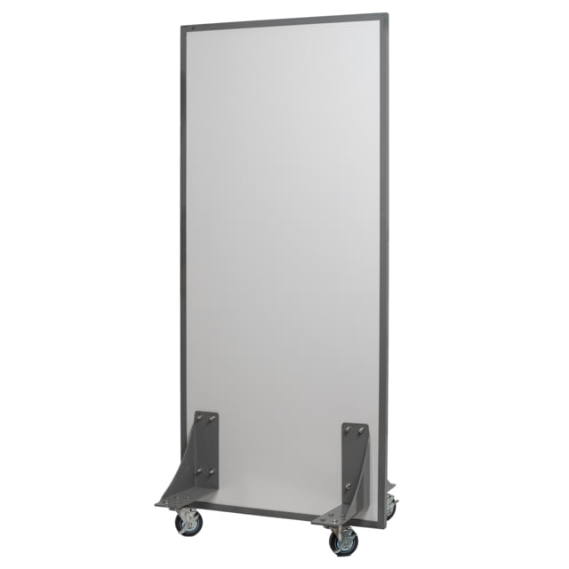 RTS Tactical Ballistic Armor Whiteboard Level IV Steel Panel Black 32x72 inch