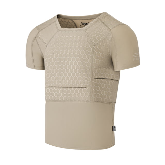 RTS Tactical Ballistic Compression Regular Bulletproof Shirt Tan 2XL - Rts Tactical