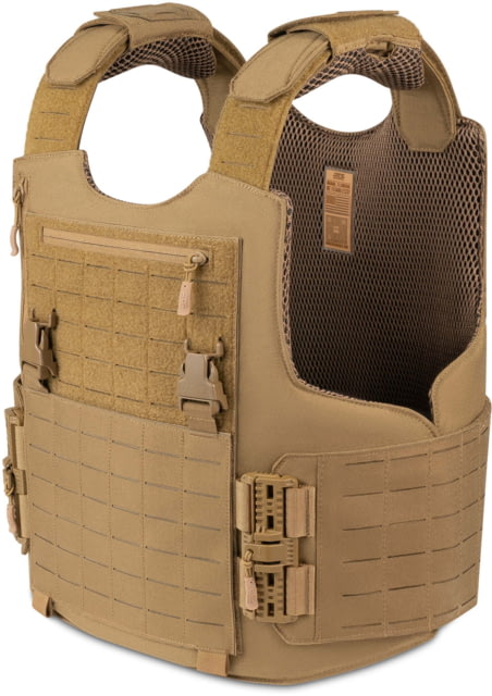 RTS Tactical Rico Special Operations Vest w/ FX770 Concealable Panels Coyote XL