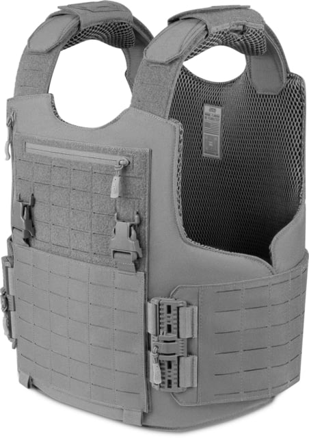 RTS Tactical Rico Special Operations Vest w/ FX770 Concealable Panels Wolf Grey 2XL - Rts Tactical