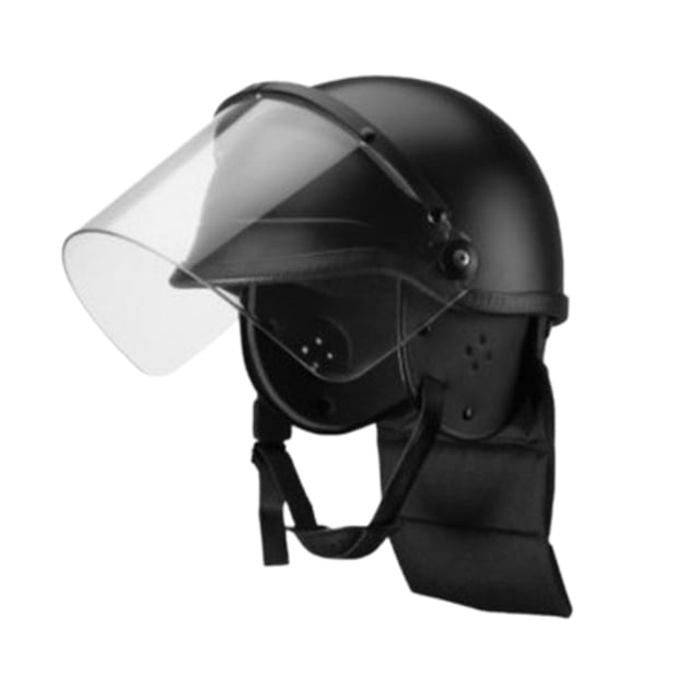 RTS Tactical Thunder Riot Protection Helmet Black Medium - Rts Tactical
