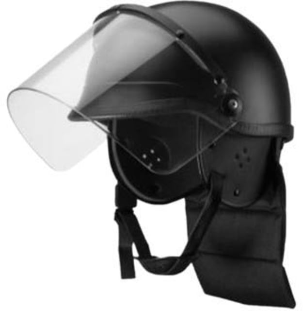 RTS Tactical Thunder Riot Protection Helmet Black Large - Rts Tactical