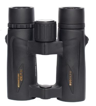 Rudolph Optics High Definition Ultra Light Weight 8x32mm Roof Prism Binocular Rubber Coated Black Small - Rudolph Optics