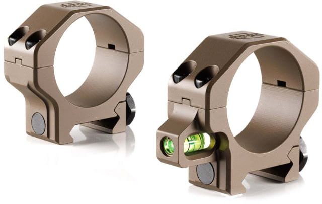 Ruff's Precision Manufacturing 34mm Riflescope Rings w/Co-Linear Bubble Level
