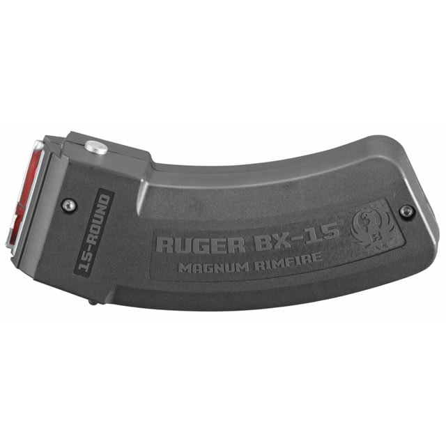 Ruger American Rimfire/77 17 HMR/22WMR BX-15 Rifle Magazine, 15 Round, Black, 1 Pack, Polymer, 90585-15RD in US