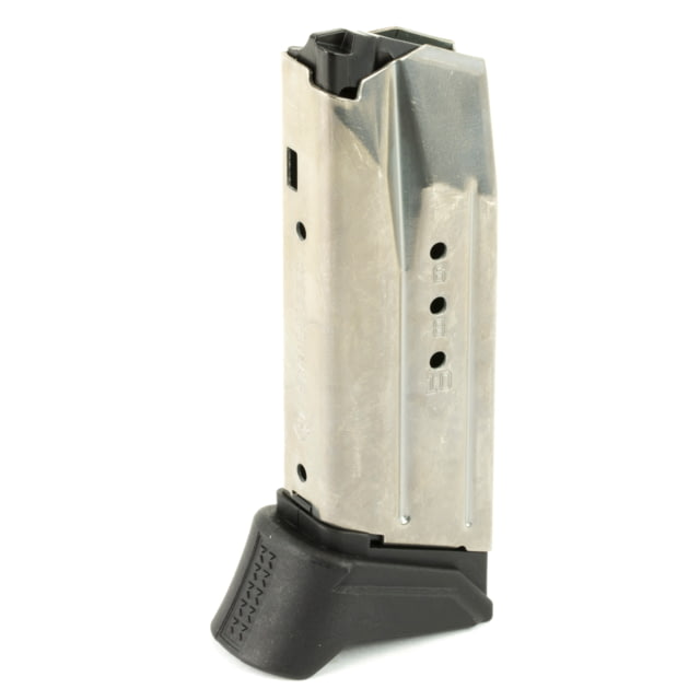 er American Compact Pistol 9mm Luger 10 Rd Steel Nickel Finish Ammo
