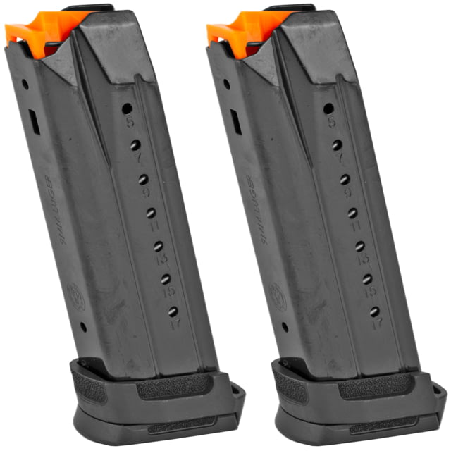 er Security-9 Value Pack 9mm Luger Pistol Magazine 2 Pack 17 Round Black Oxide Steel 17RD Ammo