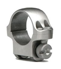 USED Ruger 1 inch Scope Ring 6K Extra High Stainless Steel EDEMO2 Used Condition Fair Installed/Mounted - Ruger