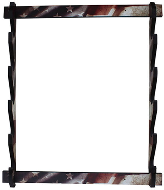 Rush Creek Creations 5 Gun Wall Rack Americana Flag - Rush Creek Creations