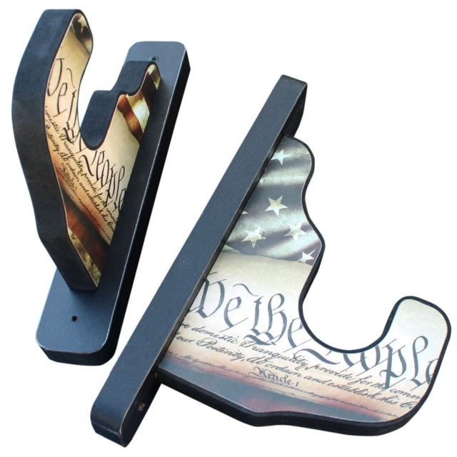 Rush Creek Creations 2-Piece Padded Gun Display Wall Hooks Americana - Rush Creek Creations