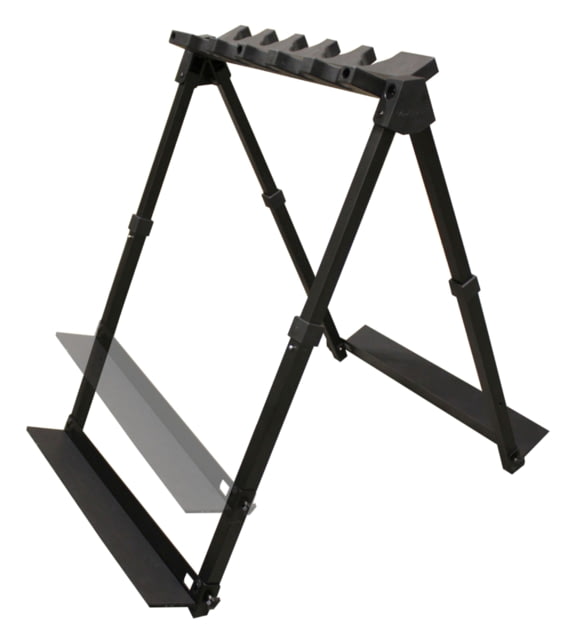 Rush Creek Creations Fold & Go Aluminum 10 Gun Stand Black